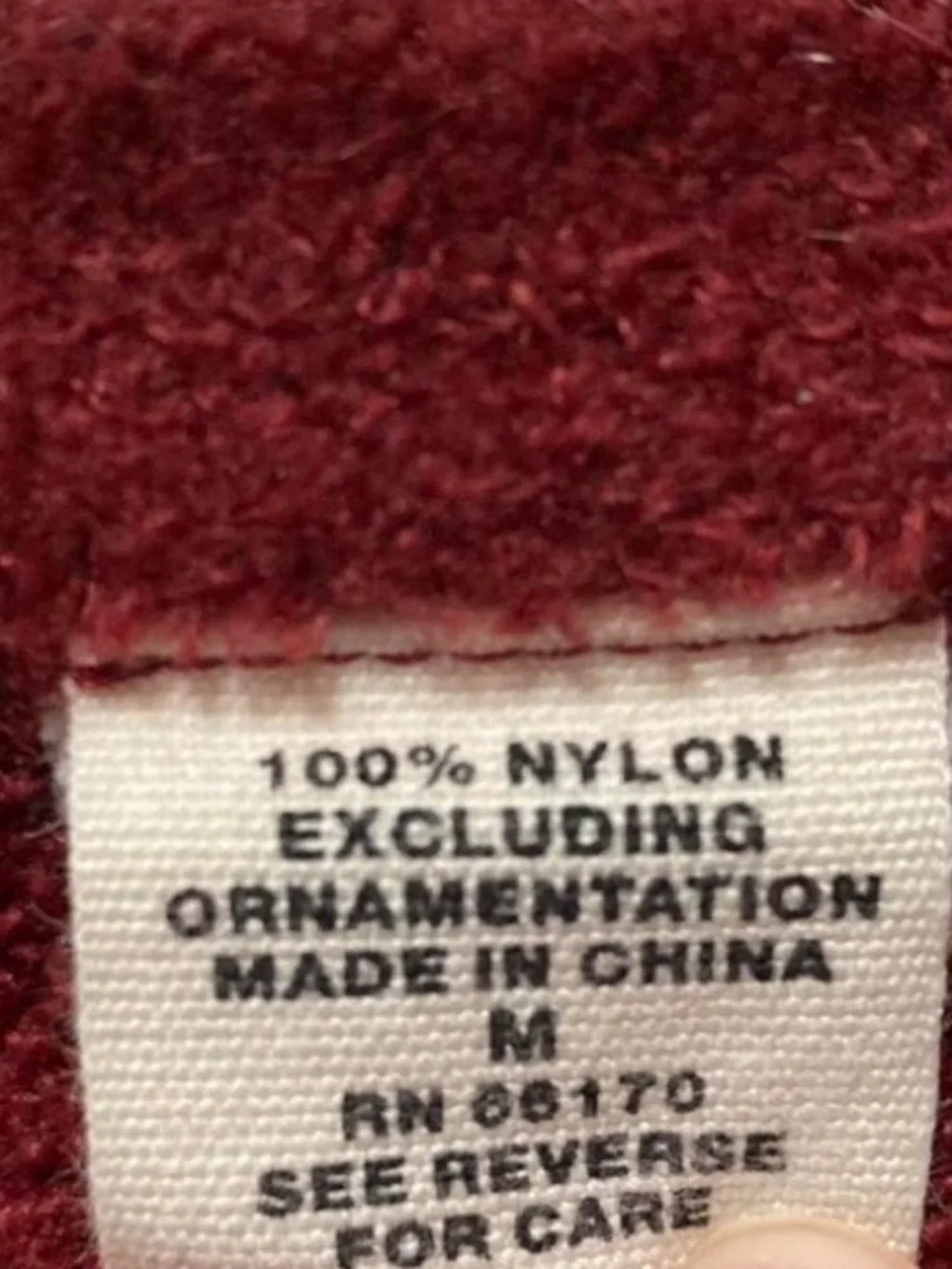 Anthropologie Wine Burgundy Tie-Front Women's Sweater - Picture 6 of 7
